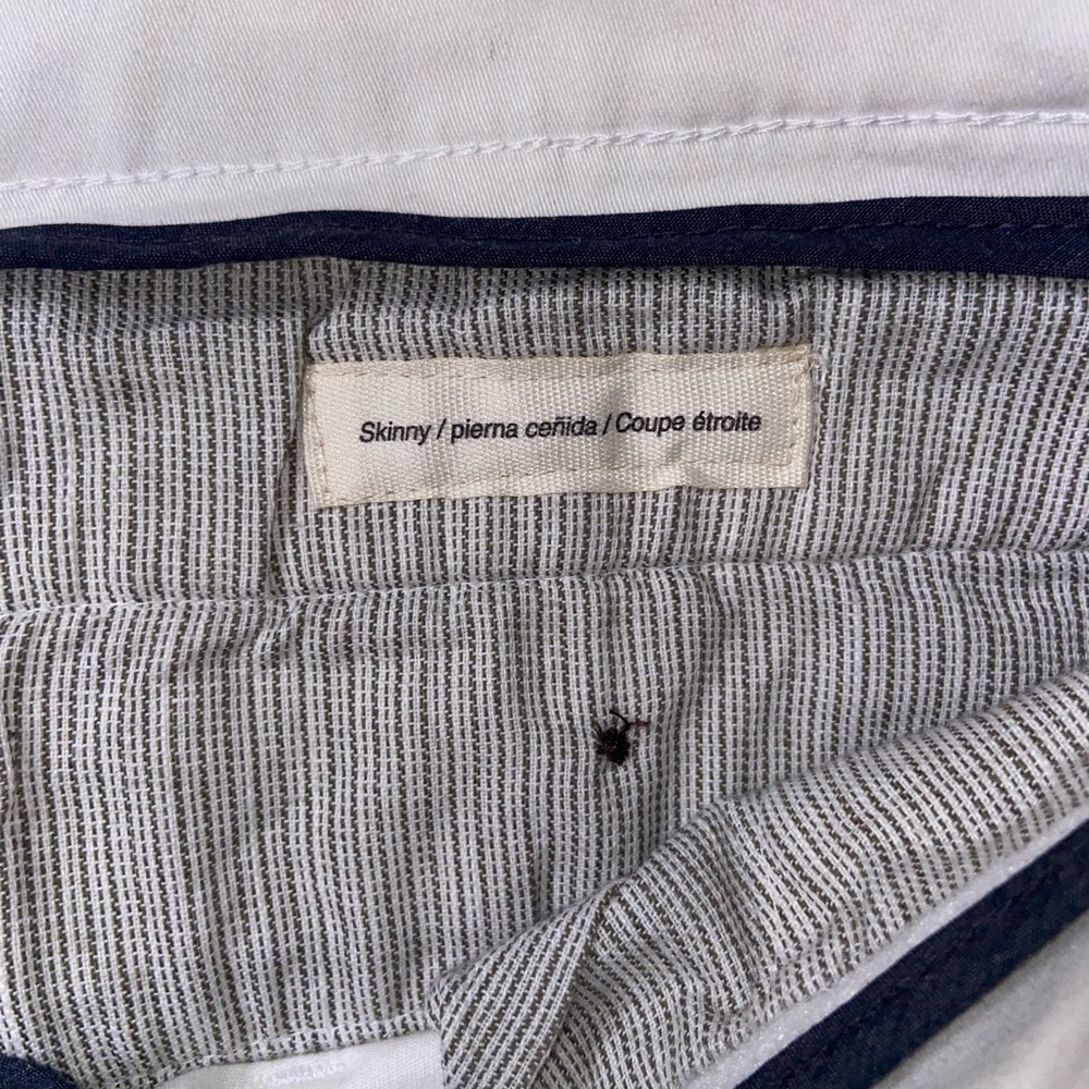 NWOT Goodthreads Men's Cream Skinny Fit Chino Pants - Picture 3 of 5